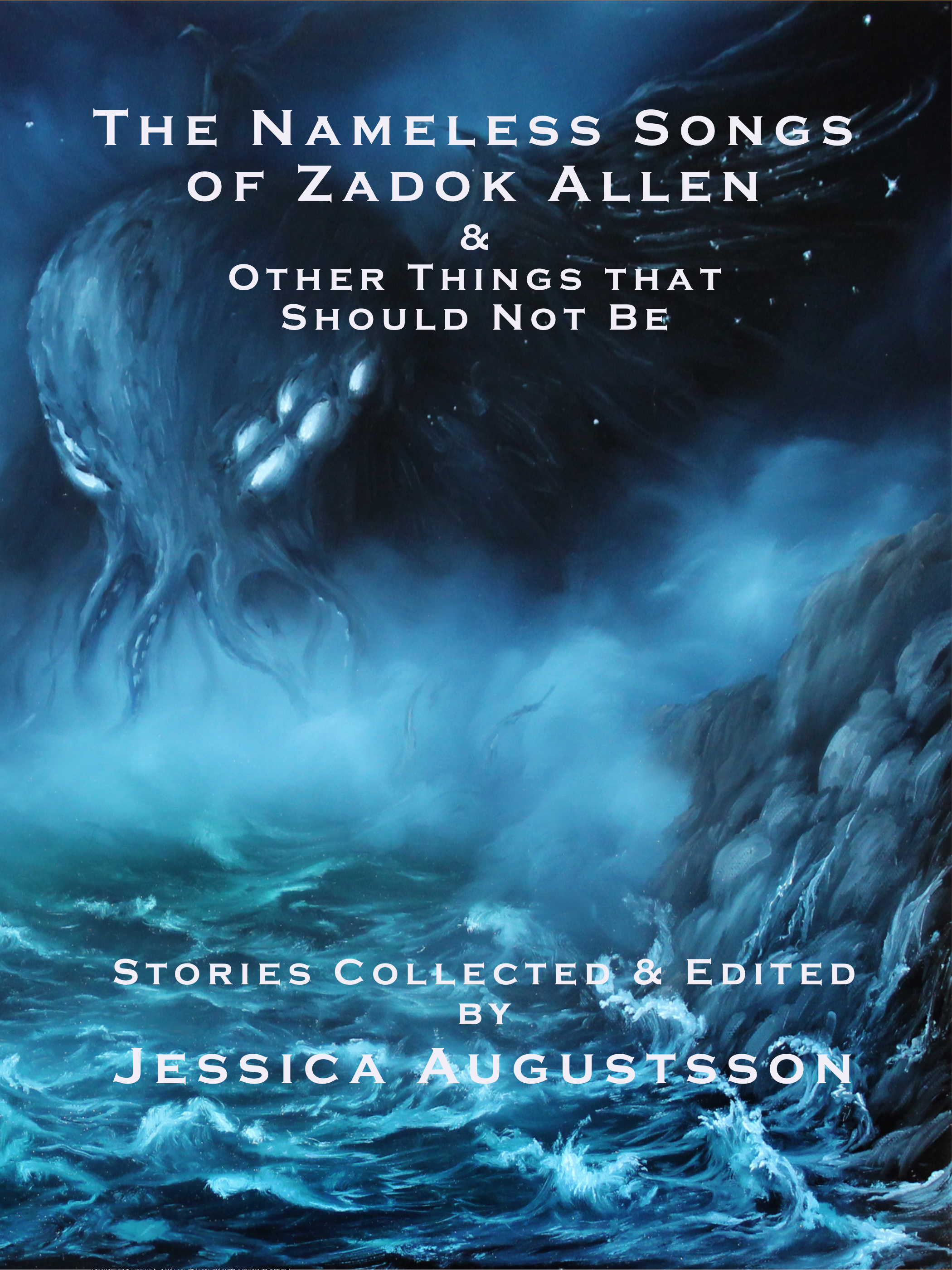 The Nameless Songs of Zadok Allen front cover including story 'Land's End Light' by Stephen A. Roddewig